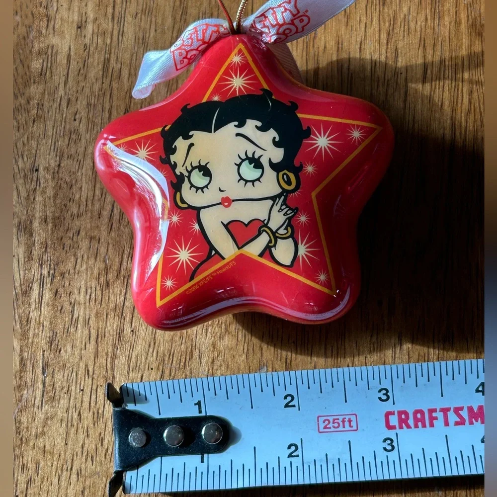Betty Boop Star Ornament Collectable Christmas Tree Decoration New in Box